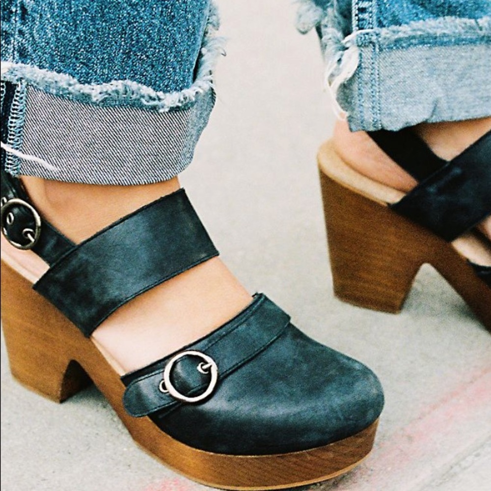 Free People clogs.